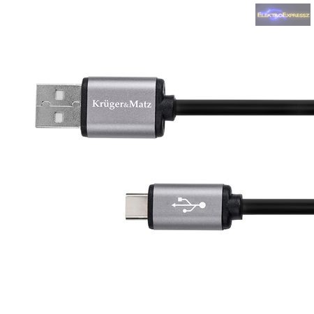 USB KÁBEL - MICRO USB 0.2M BASIC K & M