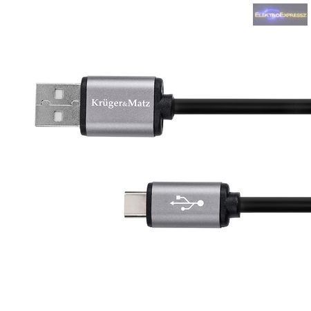 USB KÁBEL - USB TÍPUS C 1.8M BASIC K & M