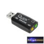 LP-KOM0638b USB külső hangkártya 5.1 soundcard