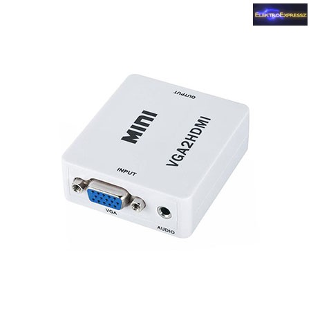 VGA+Audió átalakító HDMI-re