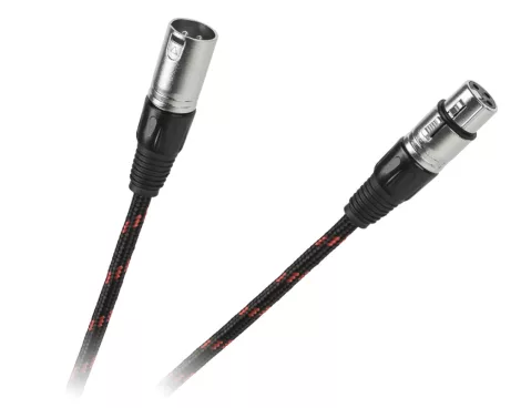 Mikrofonkábel, XLR kábel XLR dugó - XLR aljzat 5m Mikrofonkábel, XLR kábel XLR dugó - XLR aljzat 5m