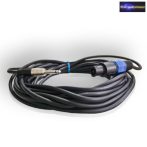 HQ Mikrofon kábel 6,3 mm-es mono jack dugó - Speakon dugó, hossza 10 m. HQ Mikrofon kábel 6,3 mm-es mono jack dugó - Speakon dugó, hossza 10 m.