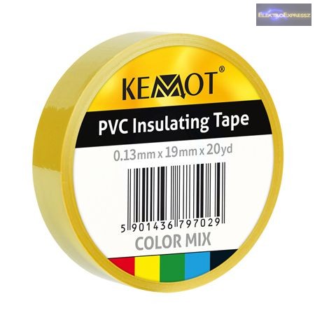 ET-5920 Szigetelő szalag 20m, fekete