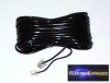 LP-TEL0033A-10 TELEFON HOSSZABBÍTÓ KÁBEL 10M BLACK