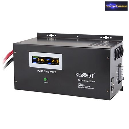 Szünetmentes tápegység 1600W valós szinuszos Szünetmentes tápegység 1600W valós szinuszos