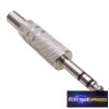 ET-4022TW 6,3mm szereó fém jack dugó