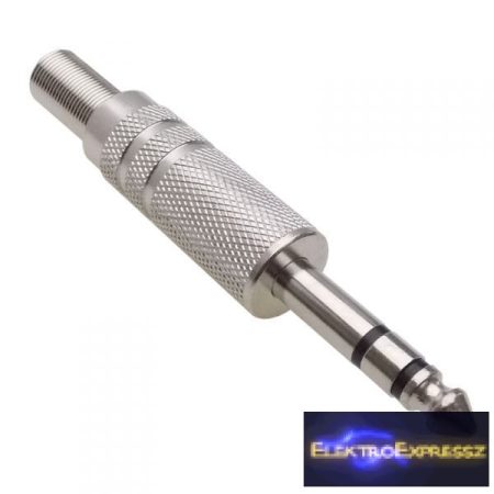 ET-4022TW 6,3mm szereó fém jack dugó ET-4022TW 6,3mm szereó fém jack dugó