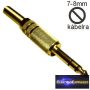 ET-4021 jack dugó 6,3mm sztereó fém