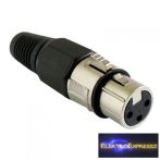 ET-3023BK XLR aljzat