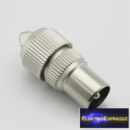 ET-1005 Koax fém dugó. Csavaros kivitel.