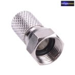 ET-1501C cink F dugó RG6-os kábelra (6.5mm) ET-1501C cink F dugó RG6-os kábelra (6.5mm)