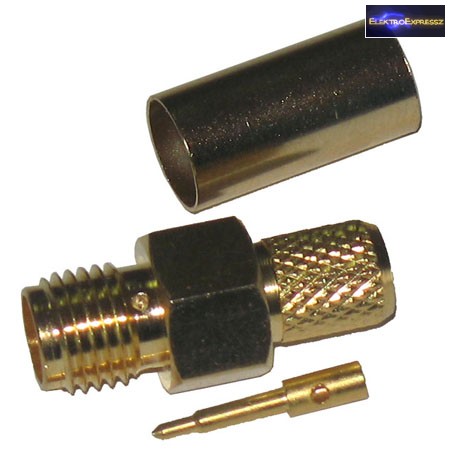 ET-3309 RP SMA dugó H-155-ös kábelra. Aranyozott kivitel. ET-3309 RP SMA dugó H-155-ös kábelra. Aranyozott kivitel.