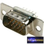 ET-5735 15 pólusú 3 soros D-SUB beépíthető dugó