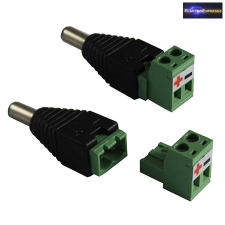 ET-2019B DC dugó sorkapocs véggel 2,1/5,5/11mm