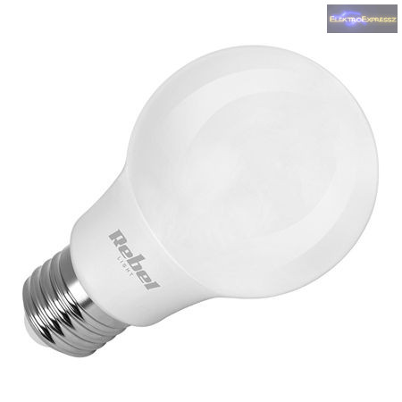 LED gömb, A60 9W E27 6500K 230 V hidegfehér