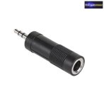 3,5mm JACK dugó -> 6,3mm JACK aljzat átalakító