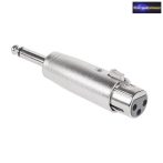 6,3mm JACK dugó -> XLR aljzat átalakító