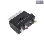 Euro-scart - RCA adapter + SVHS. Euro-scart - RCA adapter + SVHS.