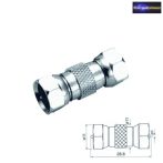 F toldó dugó-dugó csatlakozó F toldó dugó-dugó csatlakozó