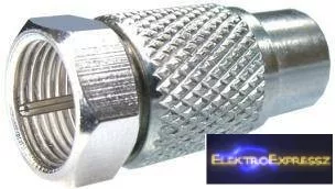 EMF-6752 Adapter F dugó - RCA aljzat