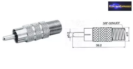 RCA dugó - F aljzat
