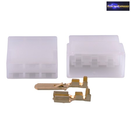 Szerelhető gyorscsatlakozó pár 6-os