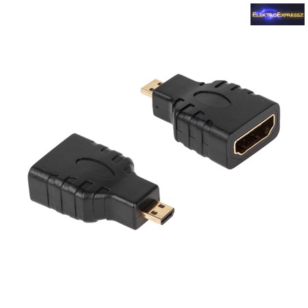 HDMI aljzat - micro HDMI dugó átalakító