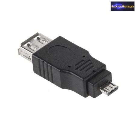 USB2.0 adapter - USB micro dugó, 5-pólusú