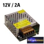 Tápegység LED szalagokhoz 24W, 2A, 12V, fém ház 
