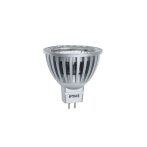 LED spot, MR16, 4W, 12V, COB, meleg fehér fény,50°