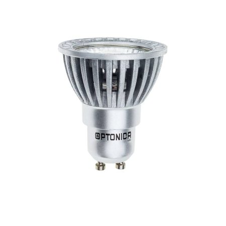 LED spot, GU10, 4W, 230V, COB, meleg fehér fény,50°