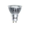 LED spot  GU10, 6W, 230V, COB, meleg fehér fény,50°