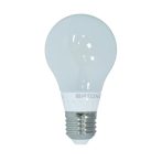   LED gömb, E27, 6W, 230V, retrofit, opál búra, fehér fény