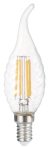   LED gyertya csavart üvegbúra, E14, C35, 4W, 400LM, meleg fehér fény - FILAMENT