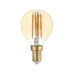   LED gömb, E14, G45, 4W, 2700K, 400lm, ARANYOZOTT FILAMENT - dimmelhető