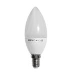 LED gyertya, E14, 6W, 230V, fehér fény - 3db/doboz