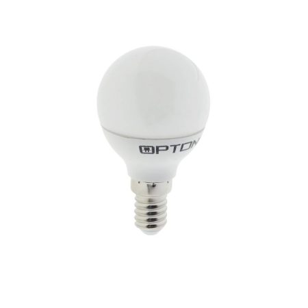 LED gömb, E14, 4W, 230V, fehér fény