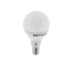 LED gömb, E14, 4W, 230V,  meleg fehér fény