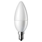 LED gyertya, E14, 6W, 230V, fehér fény