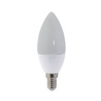 LED gyertya, E14, 6W, 230V,  fehér fény   - dimmelhető