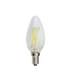 LED gyertya, E14, C35, 4W, fehér fény