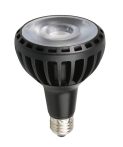 LED spot, PAR30, E27, 30W, 230V, fehér fény, RA80 - Fekete