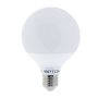 LED gömb, E27, G95, 12W, meleg fehér fény