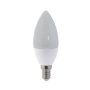 LED gyertya, E14, C37, 6W, 230, semleges fehér fény, 480LM