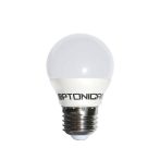 LED gömb, E27, 8,5W, 230V, G45,800LM meleg fehér fény