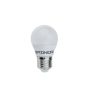 LED gömb, E27, 6W, 230V, meleg fehér fény
