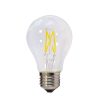 LED gömb, E27, A60 4W,400LM, meleg fehér fény, FILAMENT