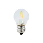 LED gömb, E27, G45, 2W,200LM, meleg fehér fény, FILAMENT