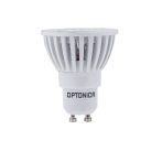 LED spot, GU10 4W, 230V, COB, fehér fény, 50°, fehér