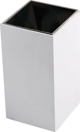 Felületre szerelhető lámpatest, négyzetes, fehér házas-fekete belső, GU10-es foglalat, MAX 35W, IP20, 74x140 mm